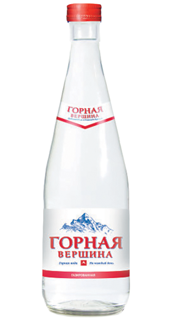 картинка Горная вершина (12*0,5; с газом; стекло) от магазина  Настоящая вода