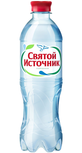 картинка Святой Источник газированная 0,5*12шт от магазина  Настоящая вода