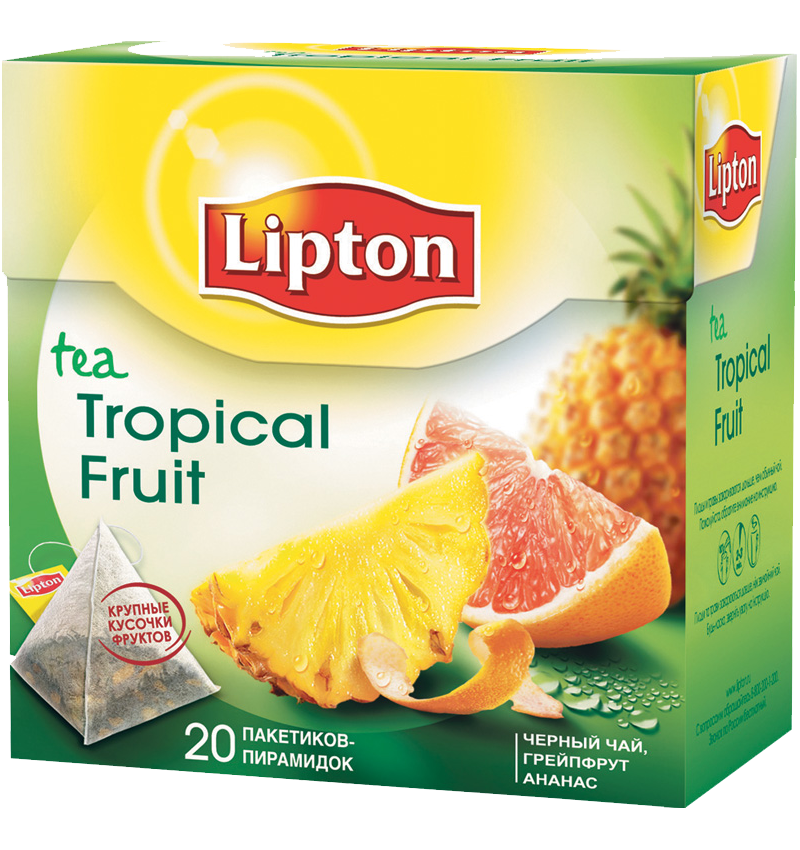 Липтон пирамида Тропические фрукты #1