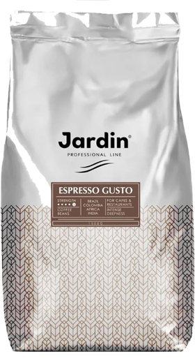 картинка Кофе Жардин Эспрессо Густо зерно жареный Премиум 1000г от магазина  Настоящая вода