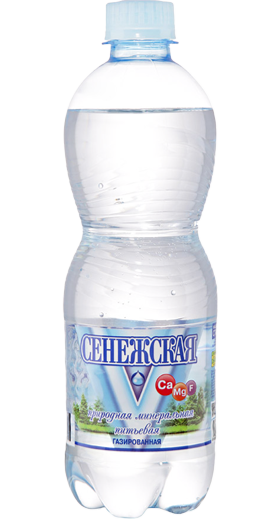 картинка Вода "Сенежская" газированная 0,5л*12шт от магазина  Настоящая вода