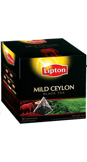 картинка Липтон  пирамида черный Цейлонский 20п от магазина  Настоящая вода