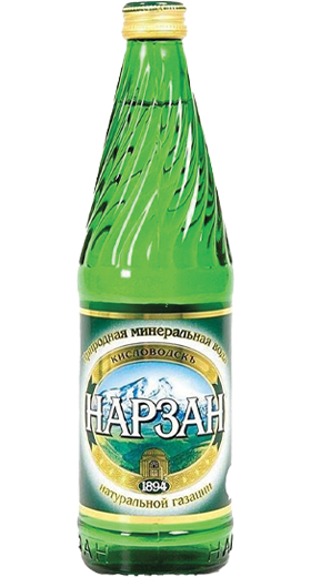 картинка Нарзан Элита стекло 0,5л*12 шт газ от магазина  Настоящая вода