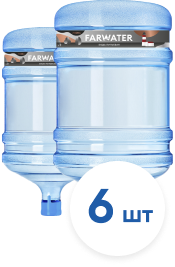 картинка Вода 6 штук от магазина  Настоящая вода