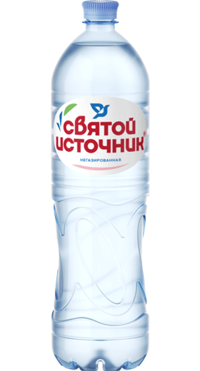 картинка Святой источник 1л негазированный пластик 6 шт от магазина  Настоящая вода