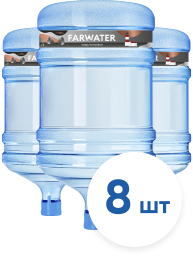 картинка Вода 8 штук от магазина  Настоящая вода