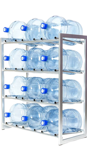 картинка Стеллаж на 12 бутылок от магазина  Настоящая вода
