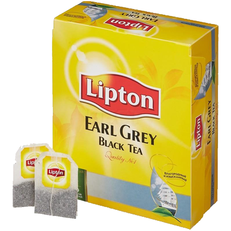 Липтон черный чай 100п #1