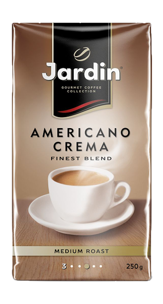 Кофе Жардин Американо Крема молотый жереный Премиум 250г  #1