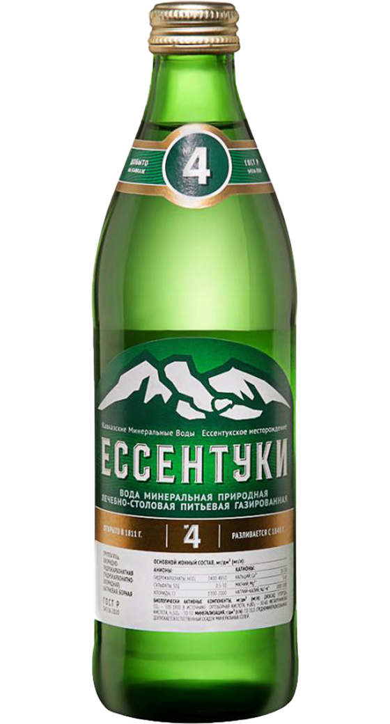 Ессентуки №4 – 0,5 х12 шт стекло #1