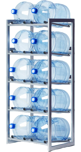 картинка Стеллаж до 10 бутылей от магазина  Настоящая вода