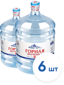 картинка Вода 6 штук от магазина  Настоящая вода