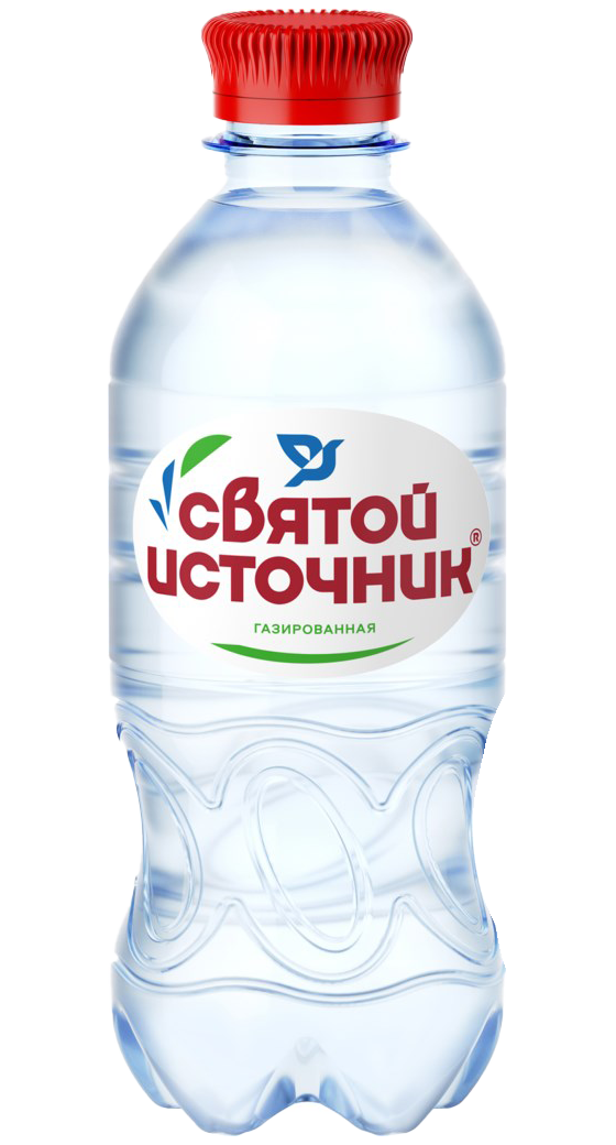 картинка Святой Источник газированная 0,33*12шт от магазина  Настоящая вода