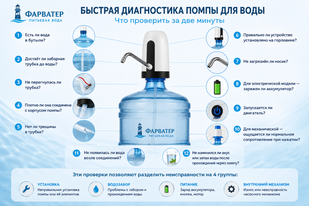 Быстрая диагностика помпы что проверить за две минуты.png