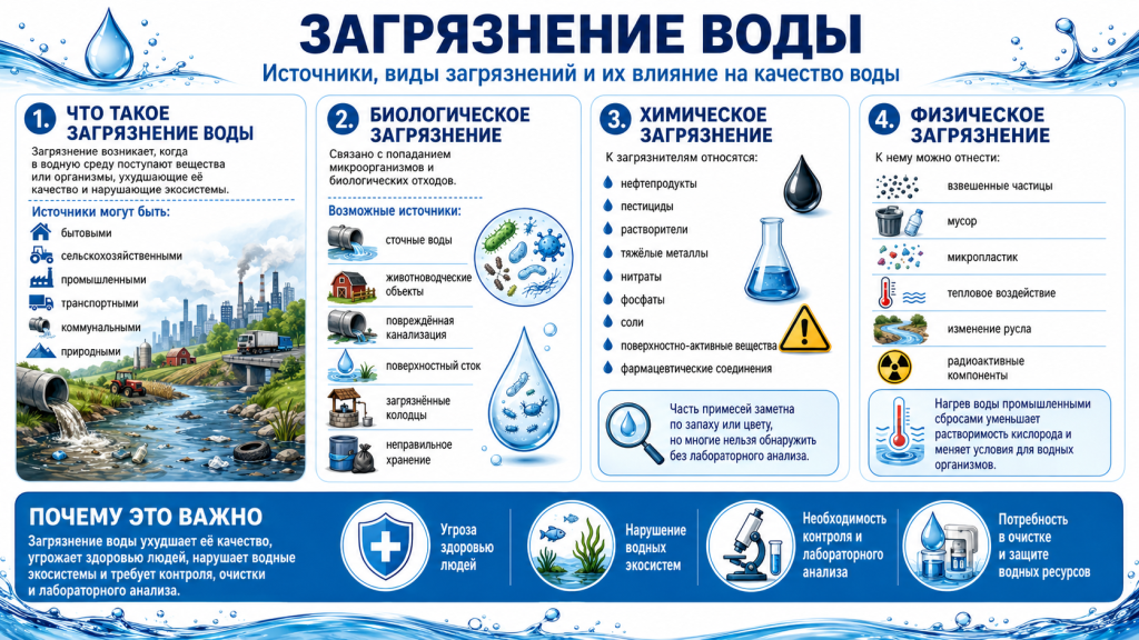 Загрязнение воды