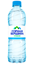 картинка Вода Горная Вершина 0,5*12 шт негазированная от магазина  Настоящая вода