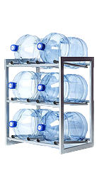 картинка Стеллаж на 6 бутылок от магазина  Настоящая вода