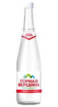 картинка Горная вершина (12*0,5; с газом; стекло) от магазина  Настоящая вода