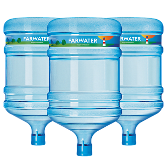 Настоящая вода "Farwater" 19л набор 2 бутыли + 1-бутыль и помпа МИКРО в подарок #1