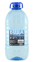 картинка Вода Дистиллированная Glanz 5л от магазина  Настоящая вода