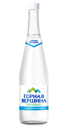 картинка Горная вершина (12*0,5; без газа; стекло) от магазина  Настоящая вода