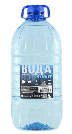 Вода Дистиллированная Glanz 5л #1
