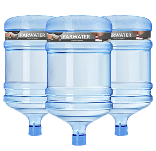 картинка Настоящая вода "Farwater" Люкс, 19 л 3 бутыли+помпа МИКРО от магазина  Настоящая вода