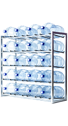 картинка Аренда стеллажа на 1 год (16 бутылей)  от магазина  Настоящая вода