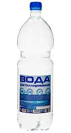 картинка Вода Дистиллированная Glanz 1,5л * 6 шт от магазина  Настоящая вода