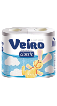 картинка Туалетная бумага Linia VEIRO Classic Белая два слоя от магазина  Настоящая вода