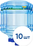 картинка Farwater: 10 бутылок от магазина  Настоящая вода