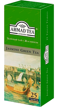 Ахмад зеленый с жасмином 25п #1