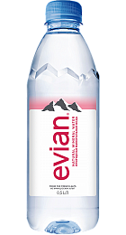 картинка Вода Эвиан 0,5л*24 шт негазированная пластик от магазина  Настоящая вода