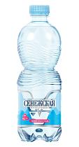 картинка Вода "Сенежская" газированная 0,5л*12шт от магазина  Настоящая вода