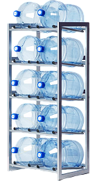 картинка Стеллаж до 10 бутылей от магазина  Настоящая вода