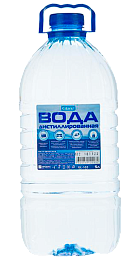 картинка Вода Дистиллированная Glanz 5л от магазина  Настоящая вода