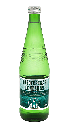 Вода Новотерская ЭЛИТА стекло 0,5 газ *12 шт #1
