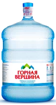 картинка Вода Горная Вершина 19л от магазина  Настоящая вода