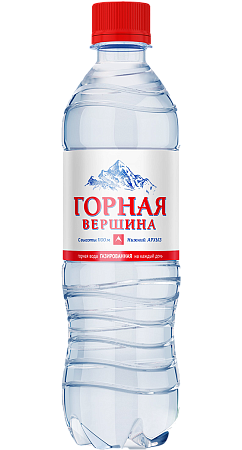 Вода Горная Вершина 0,5*12 шт с газом #1