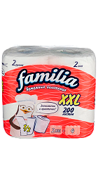 картинка Полотенца бумажные FAMILIA 2 слоя 2 рулона XXL от магазина  Настоящая вода