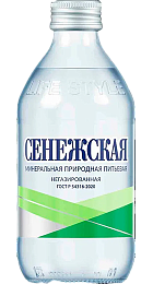 картинка Вода "Сенежская" негаз 0,33л*12шт стекло от магазина  Настоящая вода