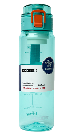 Бутылка для воды "Фитнес" 680 мл (Зеленый) #1